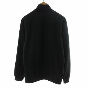 adidas セットアップ 2点セット 上下 ジャージ ジャケット スタンドネック イージーパンツ テーパード ロゴ刺繍 L 黒 ブラック