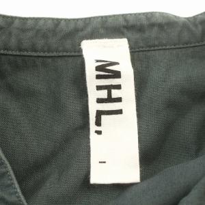 MHL. 23SS シャツ ブラウス 長袖 プルオーバー 1 S グリーン 緑