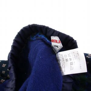 ALBEROBELLO OLEBOREBLA  イージーパンツ ストレート チェック 切替 紺 緑 ネイビー グリーン /KH