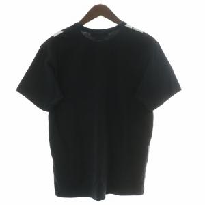 BLACK COMME des GARCONS Tシャツ カットソー 半袖 クルーネック プリント L 黒 ブラック