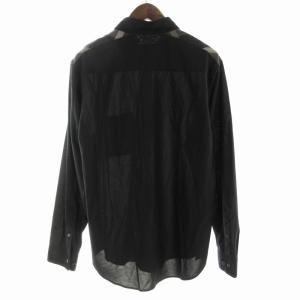 BLACK LABEL CRESTBRIDGE カジュアルシャツ チェック 長袖 L 黒 ブラック