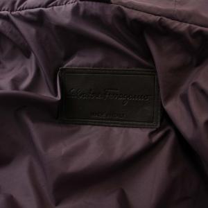 Salvatore Ferragamo ダウンジャケット ガンチーニジップ 52 パープル