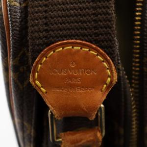 LOUIS VUITTON リポーターPM モノグラムキャンバス ショルダーバッグ ブラウン M45254