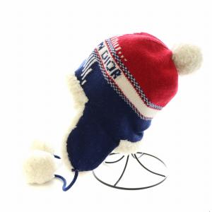 Christian Dior アルプス シャプカ ニット帽 ウール カシミヤ混 レッド