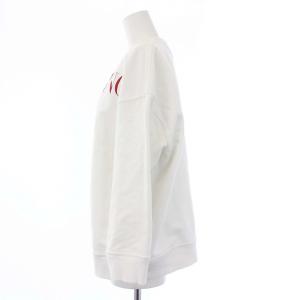 VALENTINO スウェット レース切替 XS ホワイト