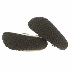 BIRKENSTOCK BOSTON ボストン サンダル フラットシューズ スエード ベルト EU38 24.5cm ベージュ