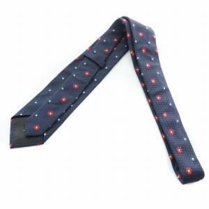 Gabriele Pasini ネクタイ レギュラータイ 花柄 刺繍 シルク 紺 ネイビー 赤 レッド