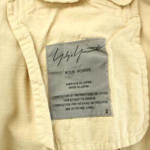 Yohji Yamamoto POUR HOMME チェスターコート スプリング アウター ロング丈 薄手 2 S ベージュ