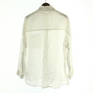 EVERYDAY I LIKE 24SS Linen リネンシャツ ブラウス 長袖 レギュラーカラー F 白 ホワイト 21050500804010
