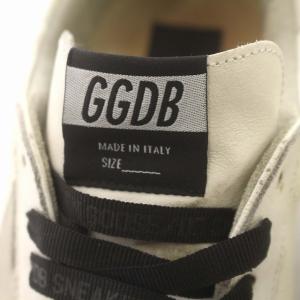 GOLDEN GOOSE スニーカー ダメージ加工 レザー 星 38 24cm 白 ホワイト