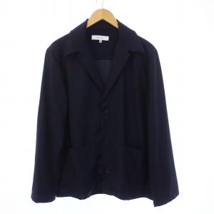 SASQUATCH fabrix TAILORED SHIRT JACKET テーラードジャケット シングル 3B ノーベント L 紺 ネイビー