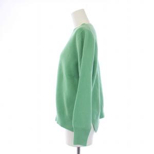 ENFOLD 19SS ニット セーター 長袖 クルーネック ウール 38 M 緑 グリーン 300CS270-0000
