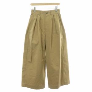 Story 24AW タックチノパンツ チノパン ワイド ジップフライ 1 S ベージュ 14378960