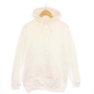 17AW ロゴ プルオーバーパーカー スウェット 長袖 XS 白 528351 /KH