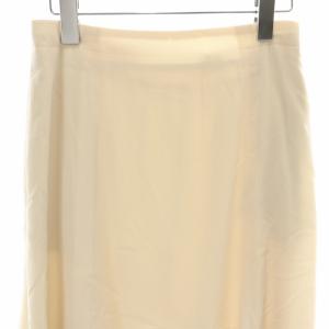 Spick&Span 23AW スエードサテンロングスカート ロング マキシ フレア 38 M ベージュ ナチュラル 23060200811140