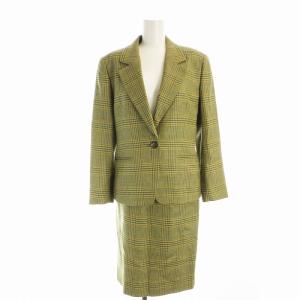 セットアップ 2点セット スーツ 千鳥格子 11 9 カーキ FJA83850