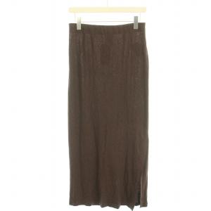 IENA 24SS ラスパイユ Raspail別注 ジャージースカート ロング マキシ タイト イージー 麻 リネン