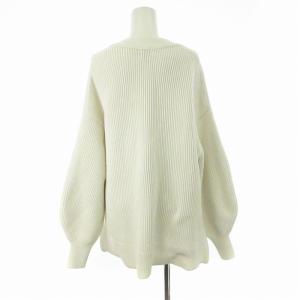 Spick&Span 23SS バルキーヤーンカーディガン ニット 厚手 長袖 白 ホワイト