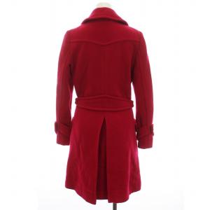 MARC by MARC JACOBS Pコート ピーコート ロング ウール 金ボタン アウター 4 M 赤 レッドピンク /YM