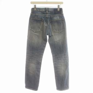 BRU NA BOINNE デニムパンツ ダメージ加工 ボタンフライ 000 XS 青 ブルー