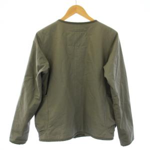 NATAL DESIGN レンジャーカーディガン ノーカラージャケット 中綿 アウター S カーキ