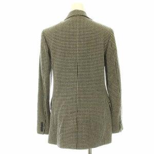 POLO RALPH LAUREN タグ付き テーラードジャケット 千鳥格子 総裏地 シングル 2B 00 XXS ベージュ 黒 ブラック