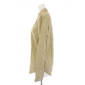 POLO RALPH LAUREN シャツ ブラウス 長袖 ロゴ刺繍 XS ベージュ