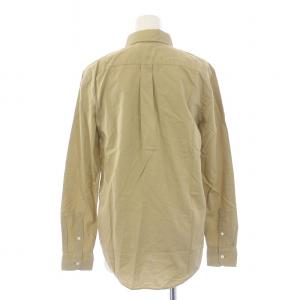 POLO RALPH LAUREN シャツ ブラウス 長袖 ロゴ刺繍 XS ベージュ