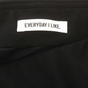 EVERYDAY I LIKE 21AW Jersey Long Tight スカート ロング タイトスカート 36 S 黒 ブラック
