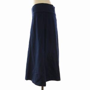 agnes b. タグ付き フレアスカート ひざ丈 3 L 青 ブルー /EE