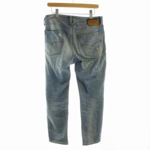 DIESEL LARKEE-BEEX デニムパンツ ジーパン ジーンズ USED加工 ダメージ加工 ボタンフライ W31L30 L 青 ブルー