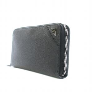 PRADA サフィアーノ 長財布 トライアングルプレート ブラック 2ML317