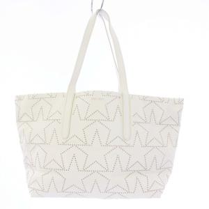 sofia トートバッグ スタースタッズ エンボスドスター ホワイト