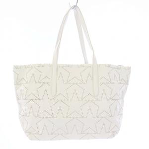 JIMMY CHOO sofia トートバッグ スタースタッズ エンボスドスター ホワイト