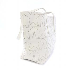 JIMMY CHOO sofia トートバッグ スタースタッズ エンボスドスター ホワイト