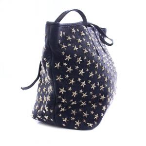 JIMMY CHOO SASHA S トートバッグ ネイビー
