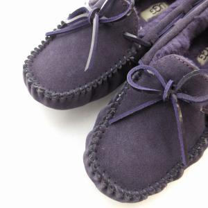 UGG australia W DAKOTA  モル モカシン スリッポン 22cm 紫 パープル