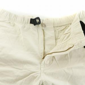 GRAMiCCi NN-SHORTS NNショートパンツ ハーフ ジッパーフライ ベルト M 白 ホワイト G106-OGS
