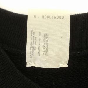 N.HOOLYWOOD エヌハリ 52 pieces スウェット トレーナー 長袖 50 L相当 黒 ブラック