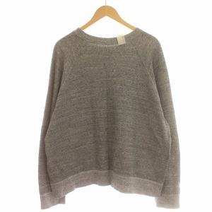 N.HOOLYWOOD エヌハリ 52 pieces スウェット トレーナー 長袖 50 L相当 グレー 杢グレー