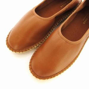 COLE HAAN クラウドフィール エスパドリーユ スリッポン 靴 シューズ レザー 22cm 茶 ブラウン W18677