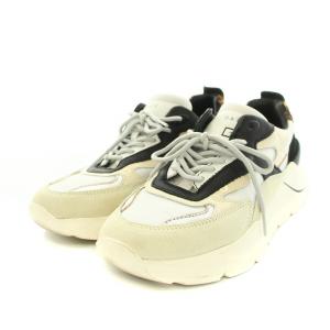 D.A.T.E. 22AW フーガ FUGA ポニーレオパード スニーカー シューズ スエード メッシュ レザー ハラコ