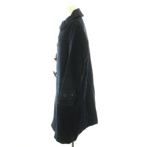 45R アツコットンフランネルのAKIYAダッフルコート 2 ネイビー