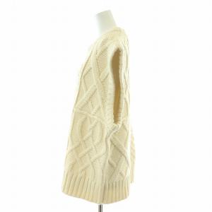 TODAYFUL Cable Knit Vest ケーブルニットベスト プルオーバー クルーネック ウール F アイボリー 11920506