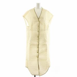 FUMIE TANAKA別注 キルティングワンピース ロング丈 中綿 F ベージュ /AN19