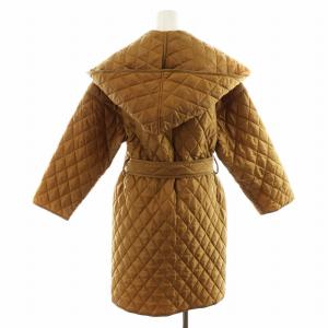 ELIN キルティングコート ミドル丈 中綿 アウター 00 XS 茶 ブラウン 11705-33-0604 /AN21