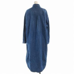 JOURNAL STANDARD relume 22SS ダンガリーシャツワンピース デニム ロング F 青 ブルー 22040462600010