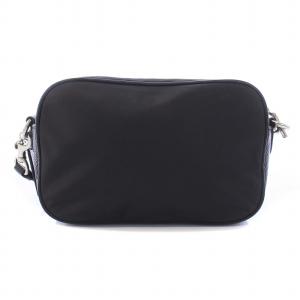 COACH ミックス コート ショルダーバッグ クロスボディバッグ レザー ナイロン 黒 ブラック 91065