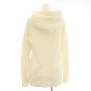 AMERICANA パーカー プルオーバー 長袖 スウェット地 ロゴ プリント コットン M 白 ホワイト