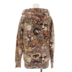 HYSTERIC GLAMOUR コートニーラブ ジップアップパーカー スウェット 総柄 フォト プリント 長袖 F マルチカラー 0133CF06